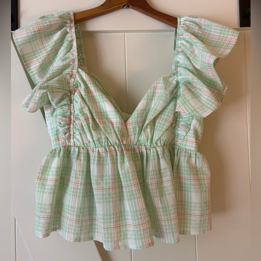 Picnic Plaid Top